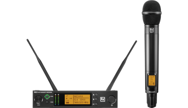 RE3-ND76 UHF wireless set featuring ND76 dynamic cardioid microphone
