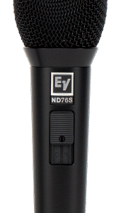 ND76S Dynamic cardioid vocal microphone with on/off switch