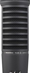 RE20-BLACK Broadcast announcer's microphone with Variable‑D