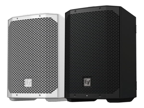 Weatherized battery-powered loudspeaker with Bluetooth® audio and control