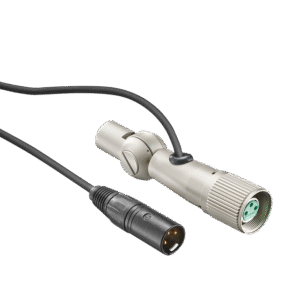 IC 4 (10 m) Microphone cable with rotatable swivel mount and XLR 3 connectors.