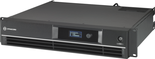 L1300FD DSP 2 x 650 w power amplifier for live performance applications