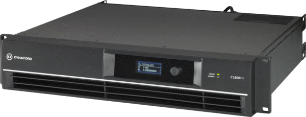 C1800FDi DSP 2 x 950 w power amplifier for fixed install applications