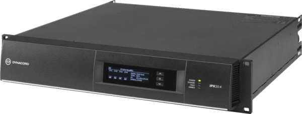 IPX20:4 4 x 5000 w multi‑channel installation dsp class‑d amplifier