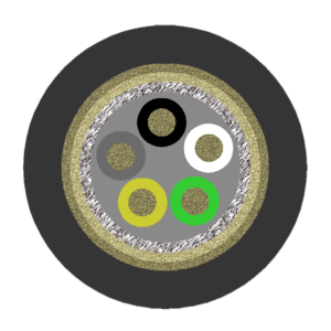 K 5 x 0,14 Cable material for microphone cables