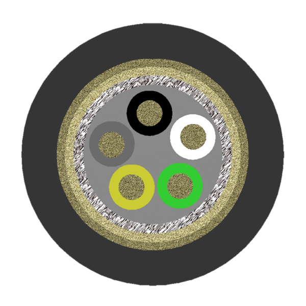 K 5 x 0,14 Cable material for microphone cables