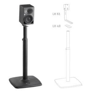 KH 120 on a K&M stand Example for mounting a KH 120 on a K&M stand (sourced from third party)