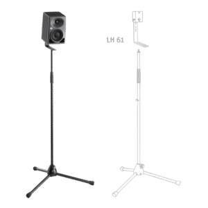 KH 80 DSP on a mic stand