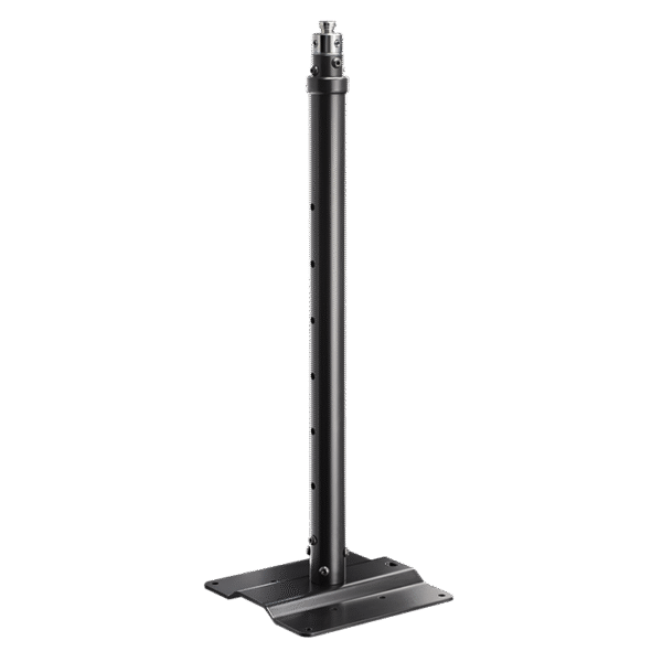 LH 46 Mounting hardware to vertically position a loudspeaker suspended off a ceiling
