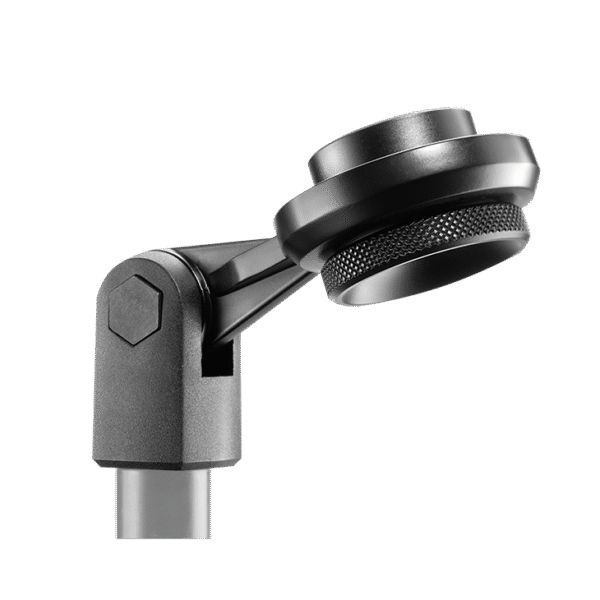 SG 287 Stand mount with microphone mount made of metal.