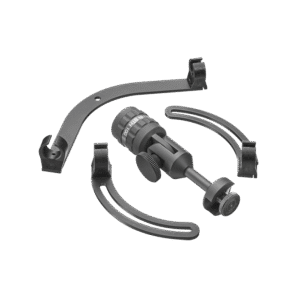 STH 100 Stereo mount with a swivel mount and two holders for detached miniature microphone capsules