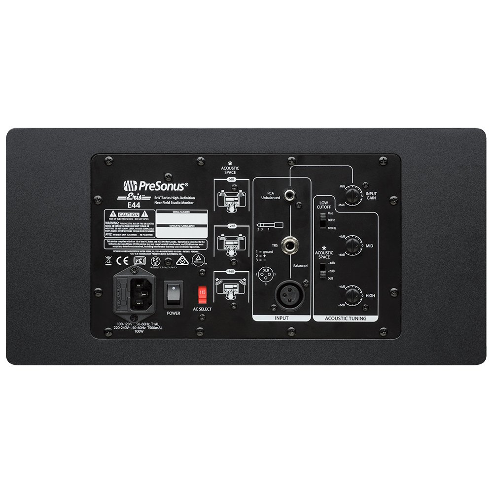 PreSonus Eris® E44 Dual 4.5" Powered Studio Monitor - Image 3