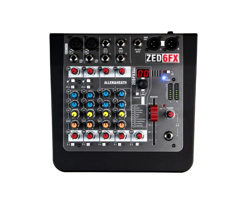 Allen & Heath ZED-6FX 4 Input Mixer with Effects