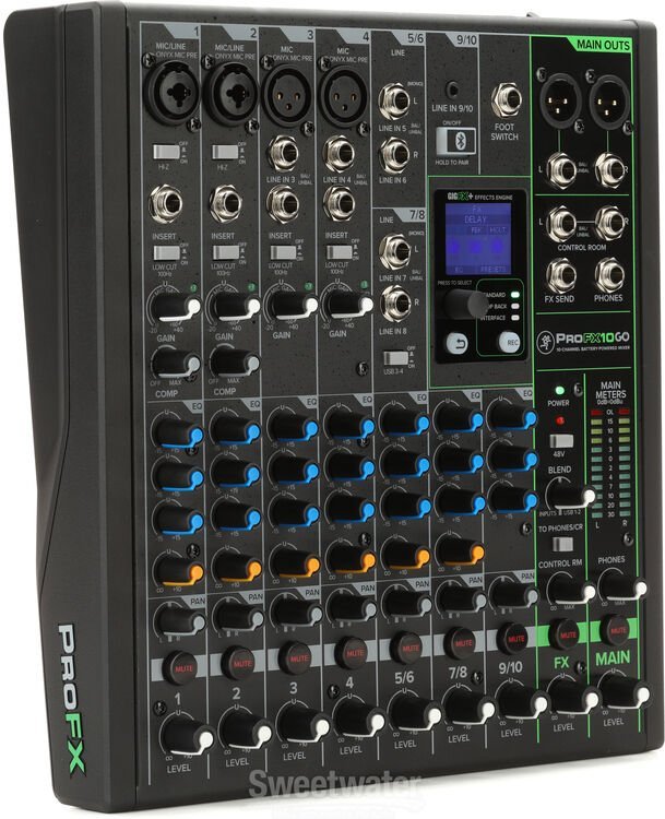 Mackie ProFX10 GO 10 Channel Battery Powered Mixer - Image 3