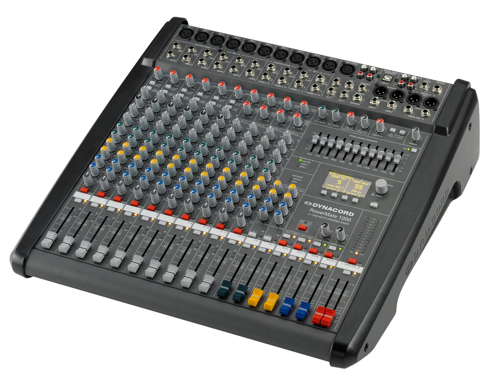 Dynacord PowerMate 1000-3 - 10 Channel Powered Mixer - Image 2
